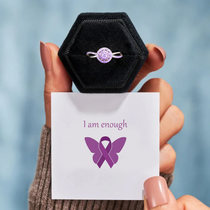 I Am Enough Lupus Awareness Ring