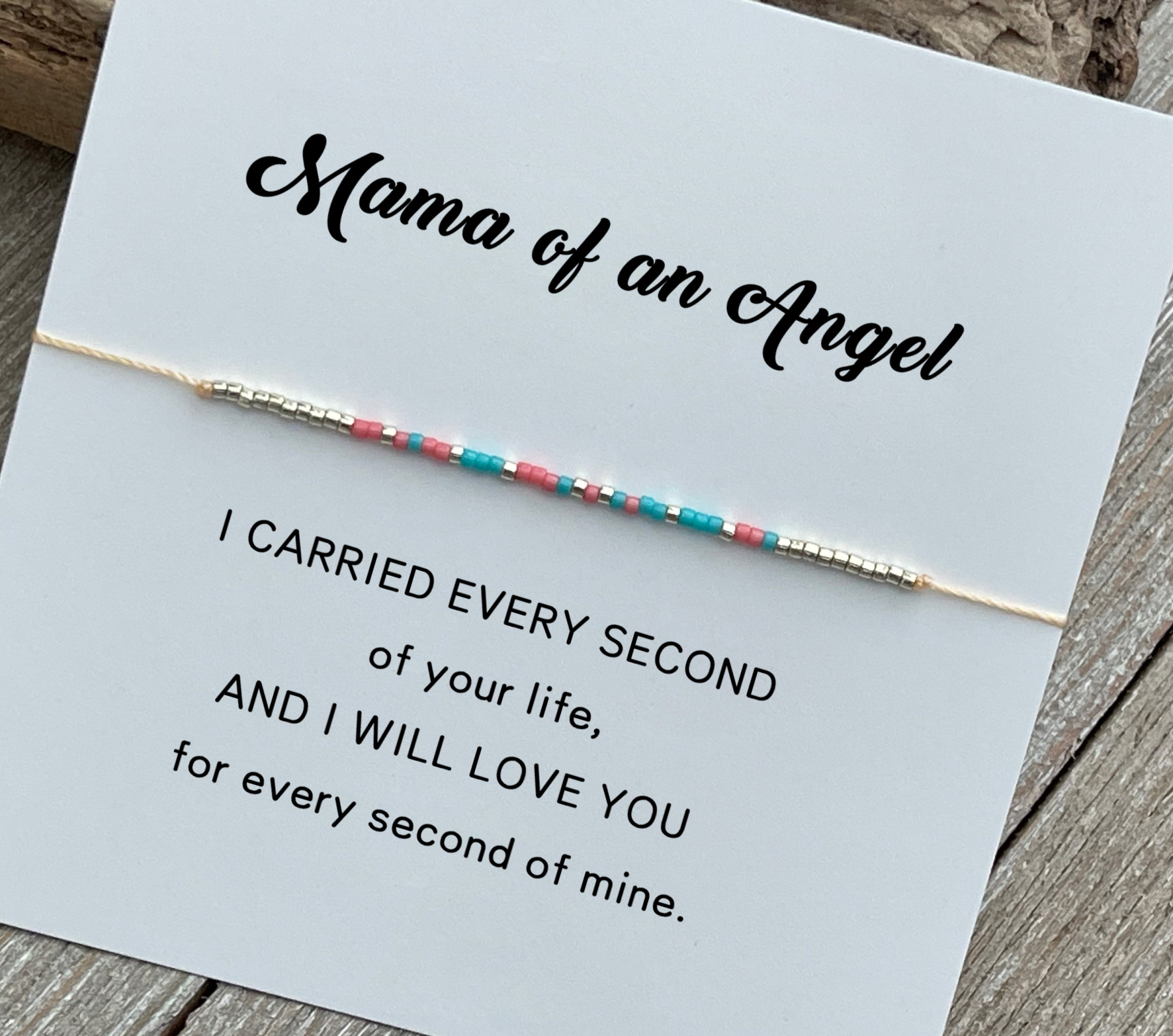 Pregnancy& Infant Loss Awareness Gift Morse Code Bracelet