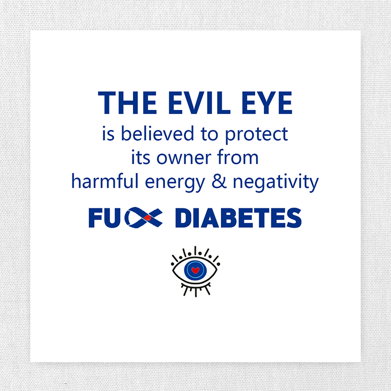 Diabetes Awareness Gift Evil Eye Ring