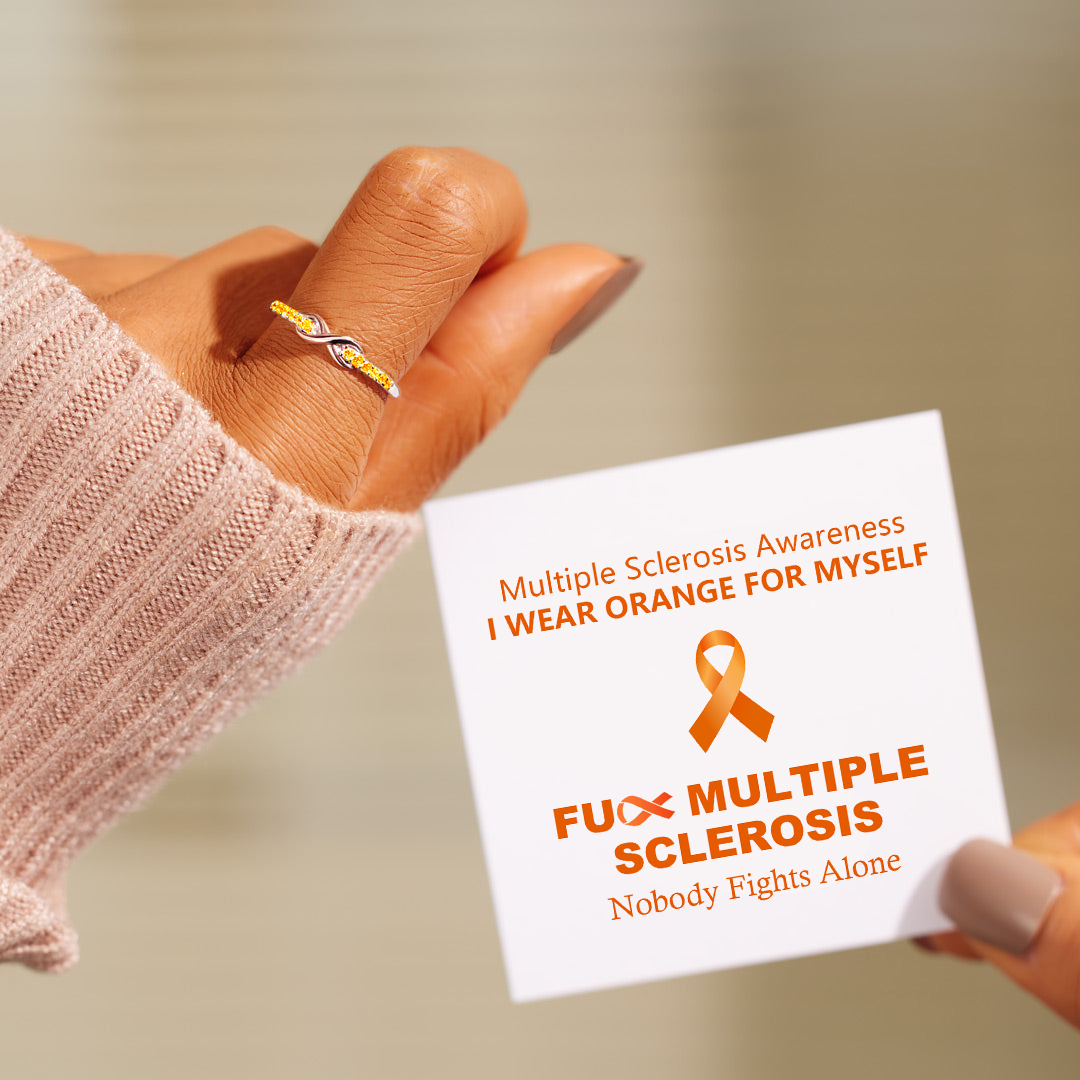 Multiple Sclerosis Awareness Infinity Ring