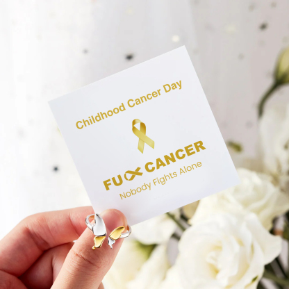 Childhood Cancer Gift Gold Butterfly Ring