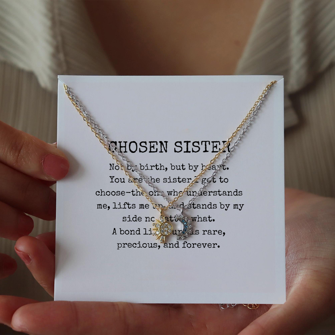 Sun & moon Forever Bond Necklace Set