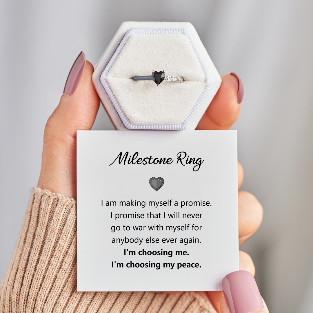 No More War Within Me Heart Ring