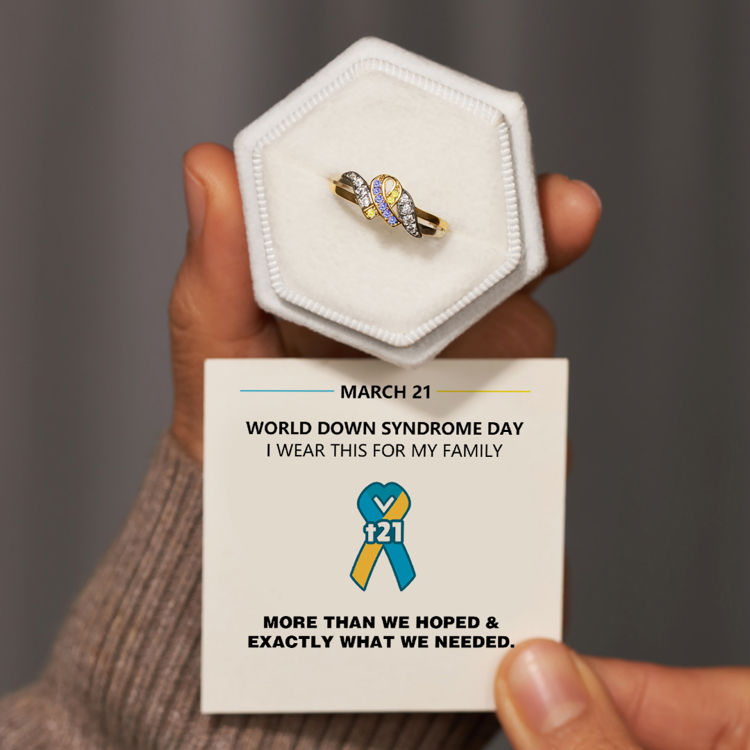 World Down Syndrome Day More Than We Hoped Ribbon Ring
