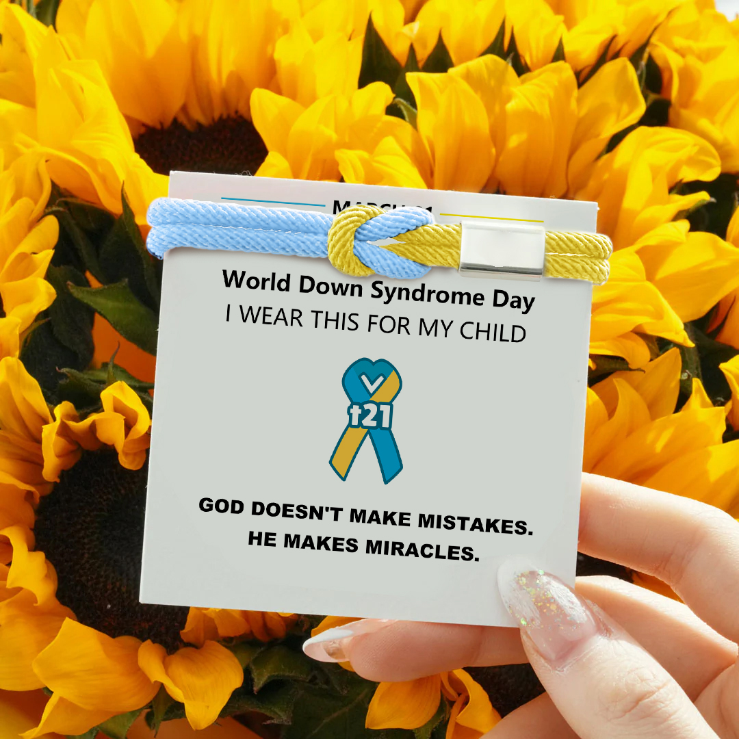 World Down Syndrome Day Unbreakable Love Knot Bracelet