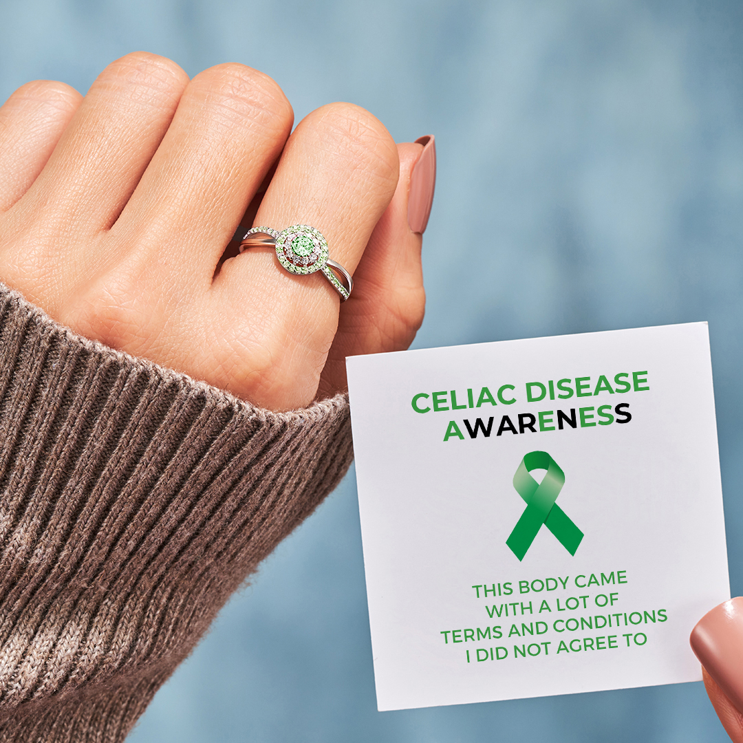 Celiac Strong Green Ring