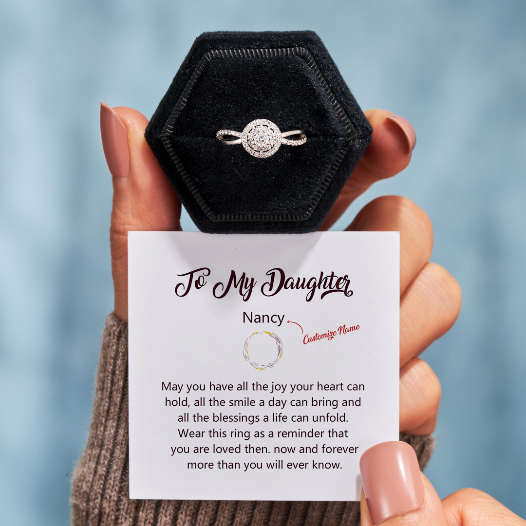 You Are Loved More Than You Will Ever Know Circle Ring