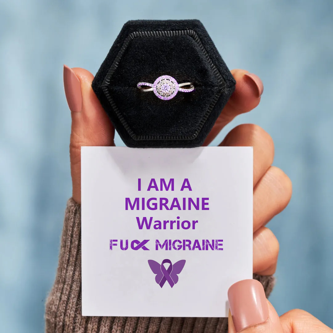 Migraine Warrior Circle Ring