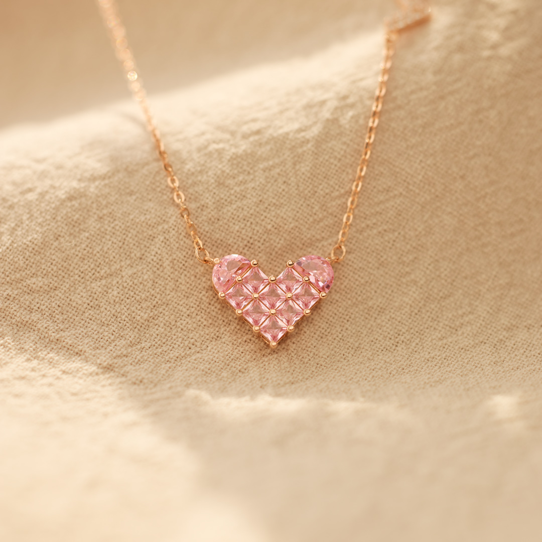 Keep Moving On Self Love Heart Necklace
