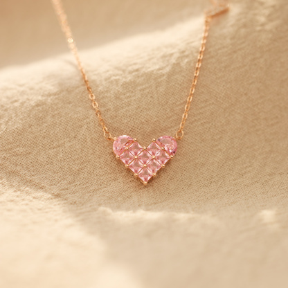 Keep Moving On Self Love Heart Necklace
