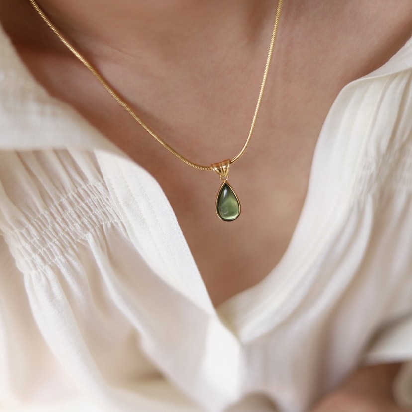 Let Tears Out Water Drop Necklace