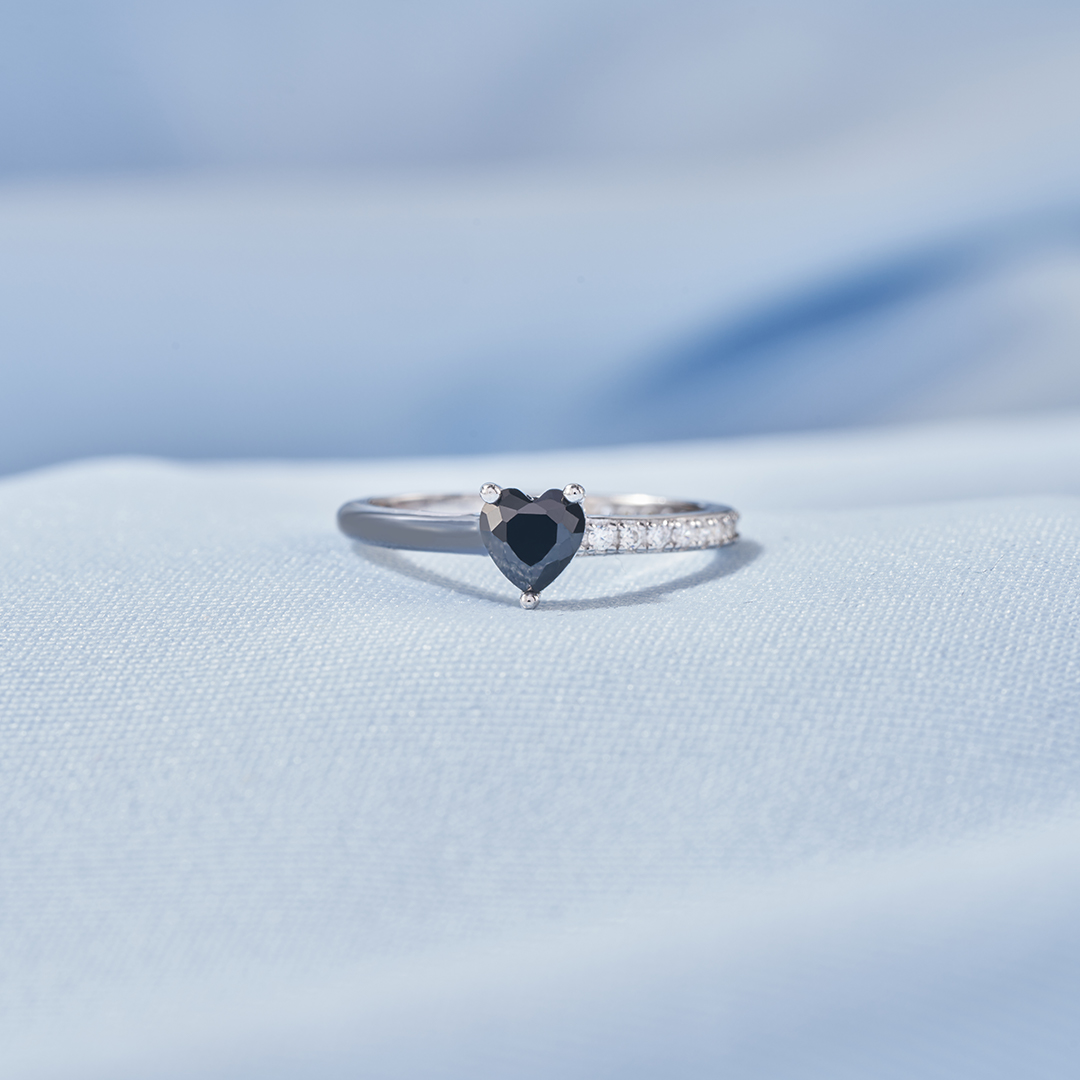 Be Proud Of The Way You Survived Black Heart Ring