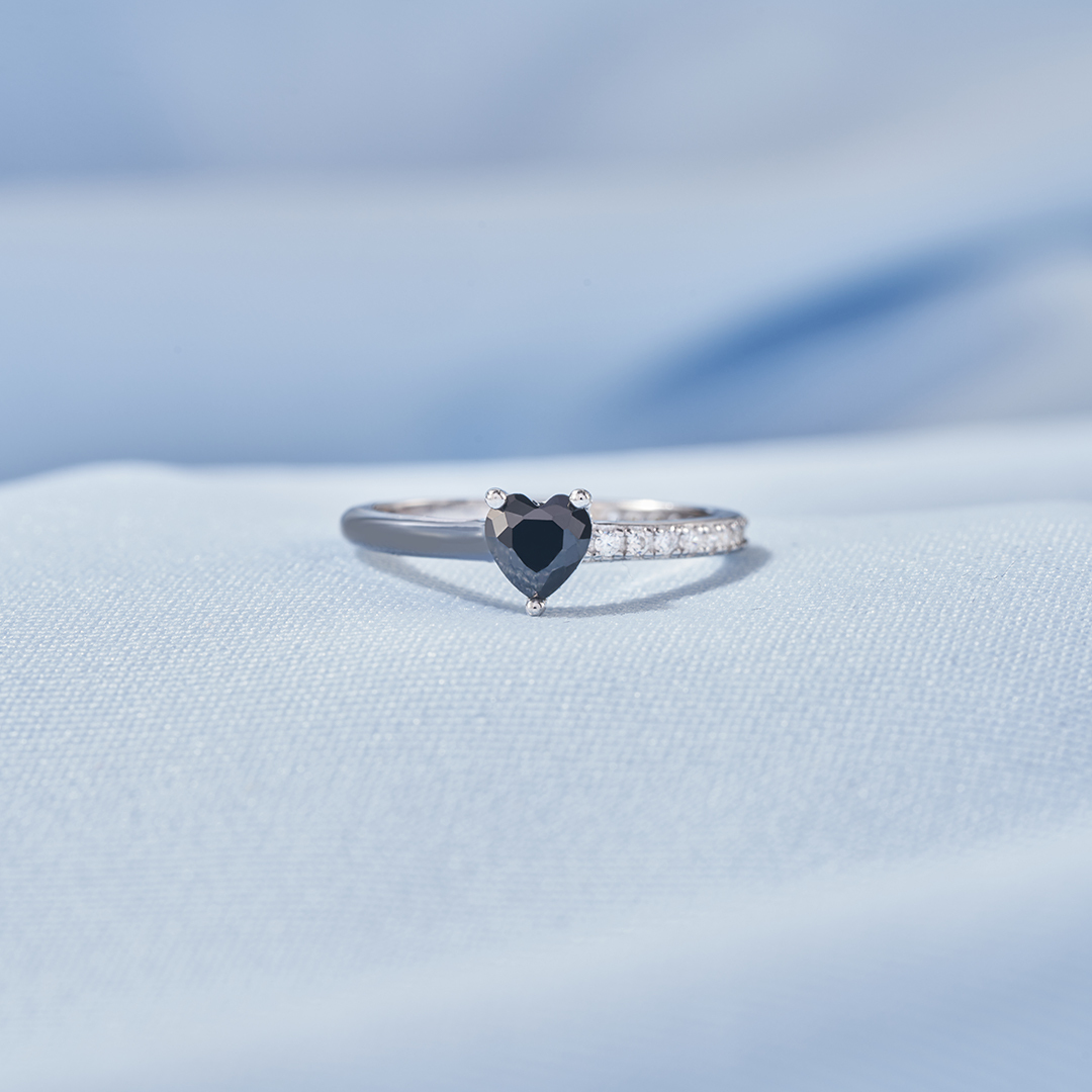 Be Proud Of The Way You Survived Black Heart Ring