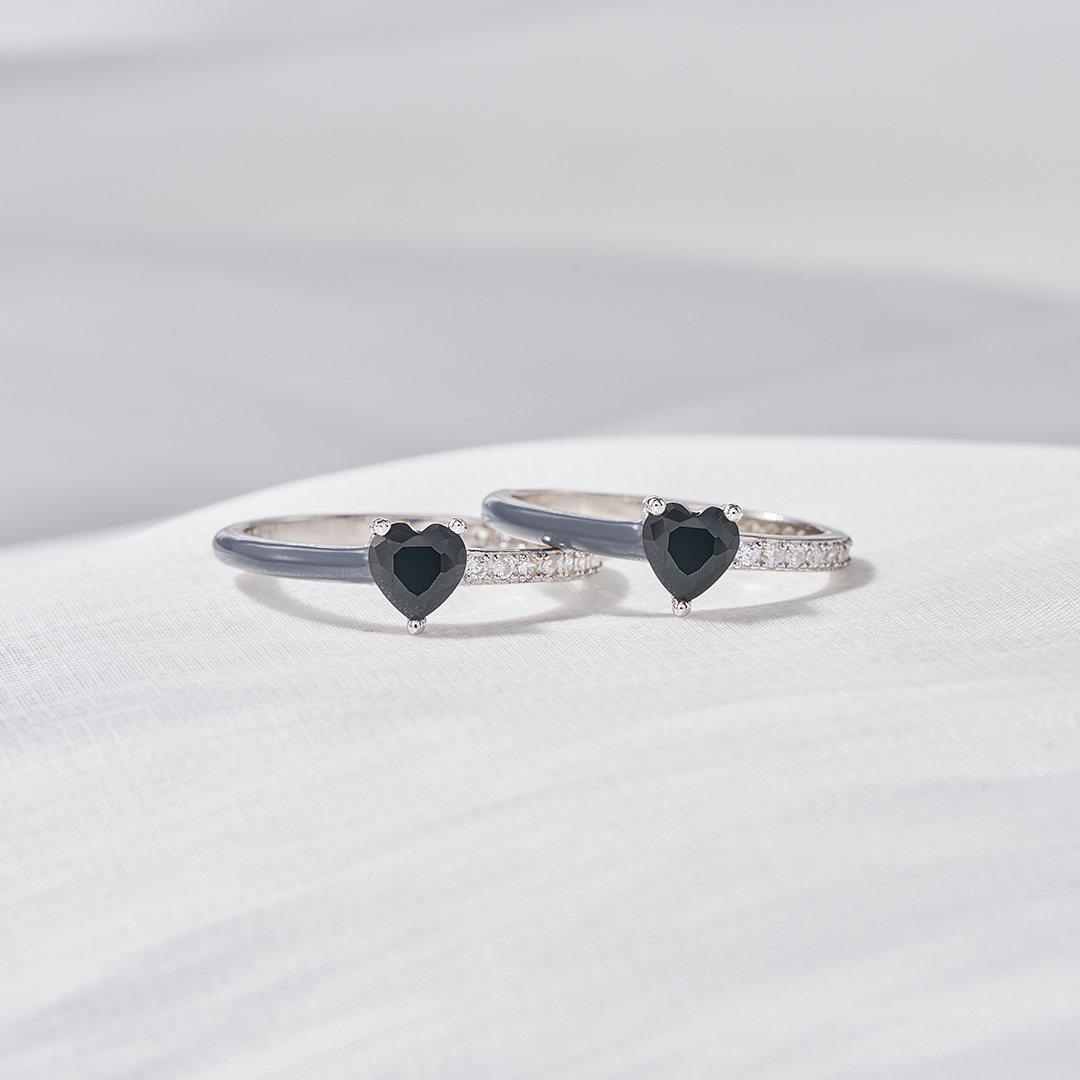 Be Proud Of The Way You Survived Black Heart Ring