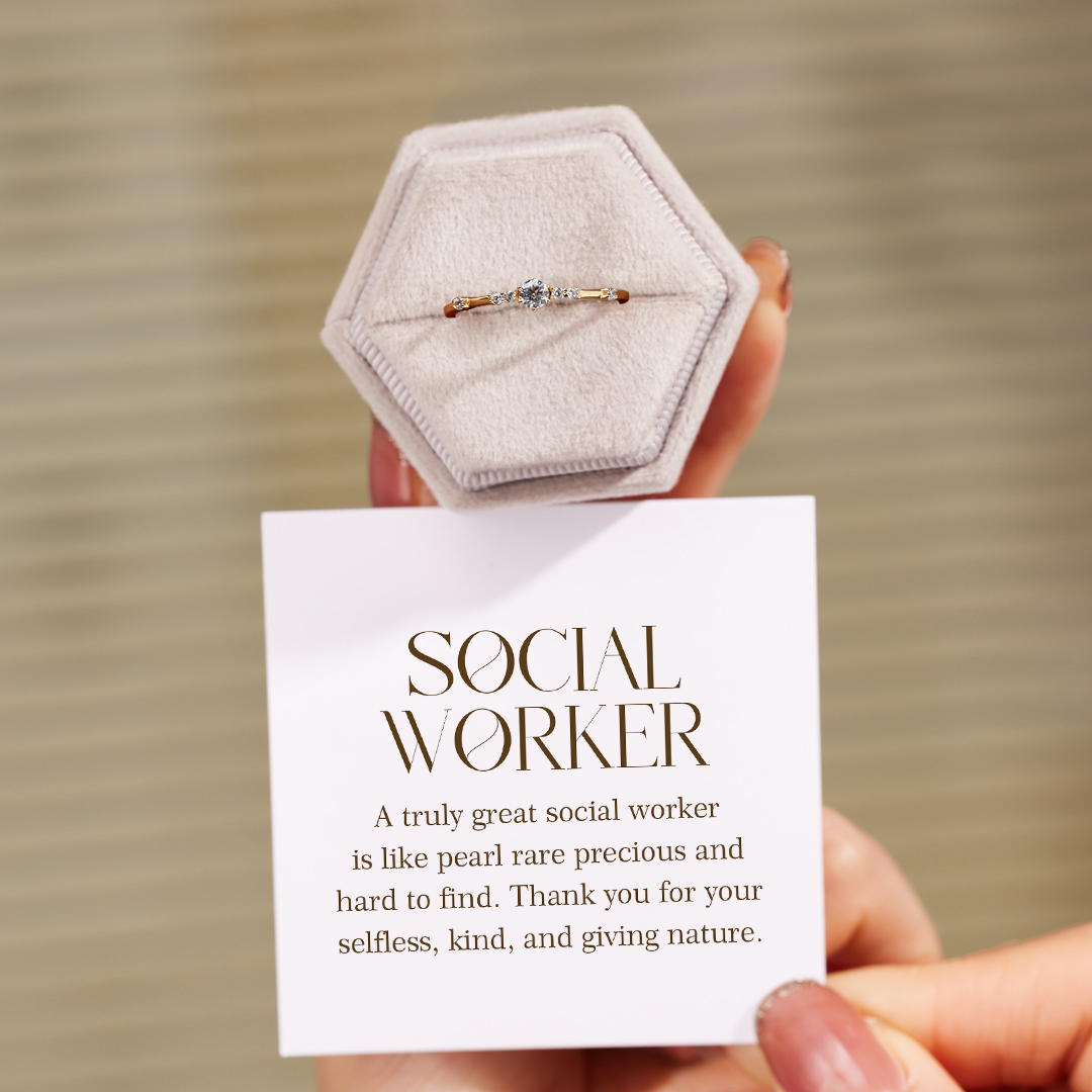 Diamond Ring For An Exceptional Social Worker
