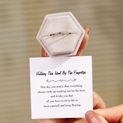 Holding This Ideal By The Fingertips Little Diamond Ring