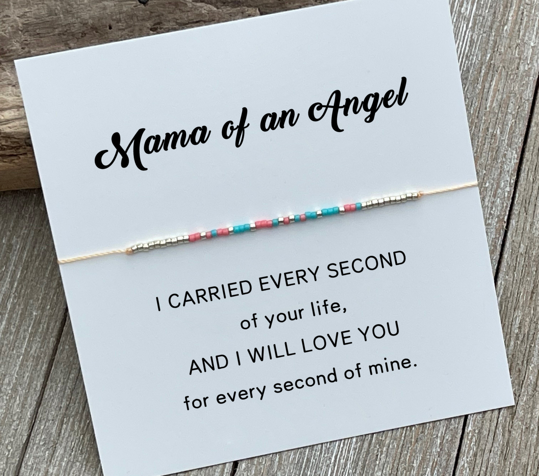 Pregnancy& Infant Loss Awareness Gift Morse Code Bracelet