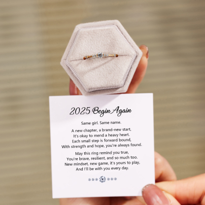 New Chapter New Start Ring