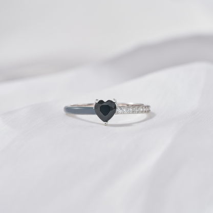 Be Proud Of The Way You Survived Black Heart Ring