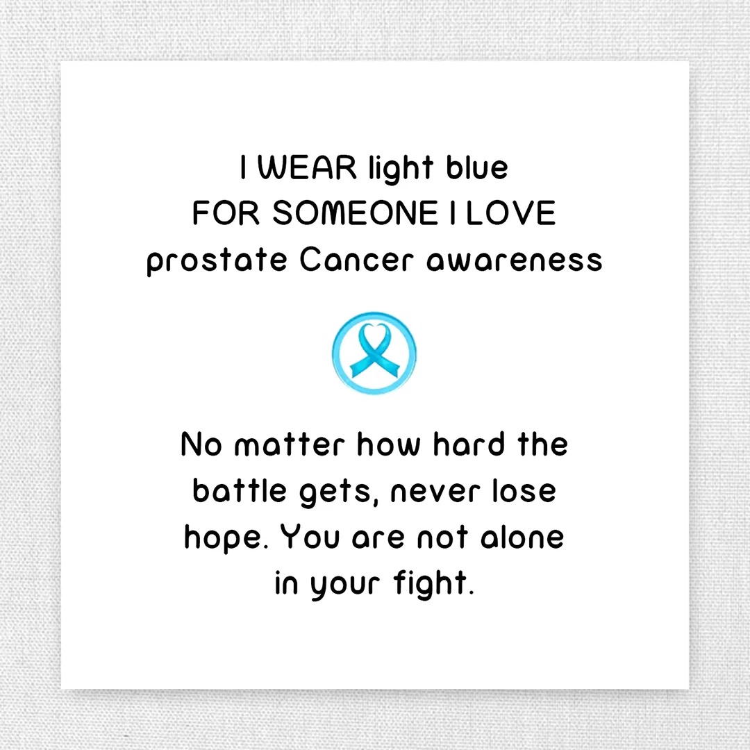 Original greeting card included with the bracelet