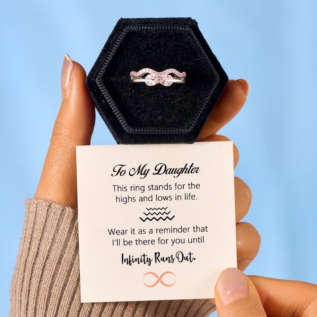 To Daughter Love Infinity Runs Outs Ring