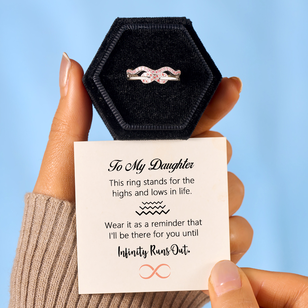 To Daughter Love Infinity Runs Outs Ring