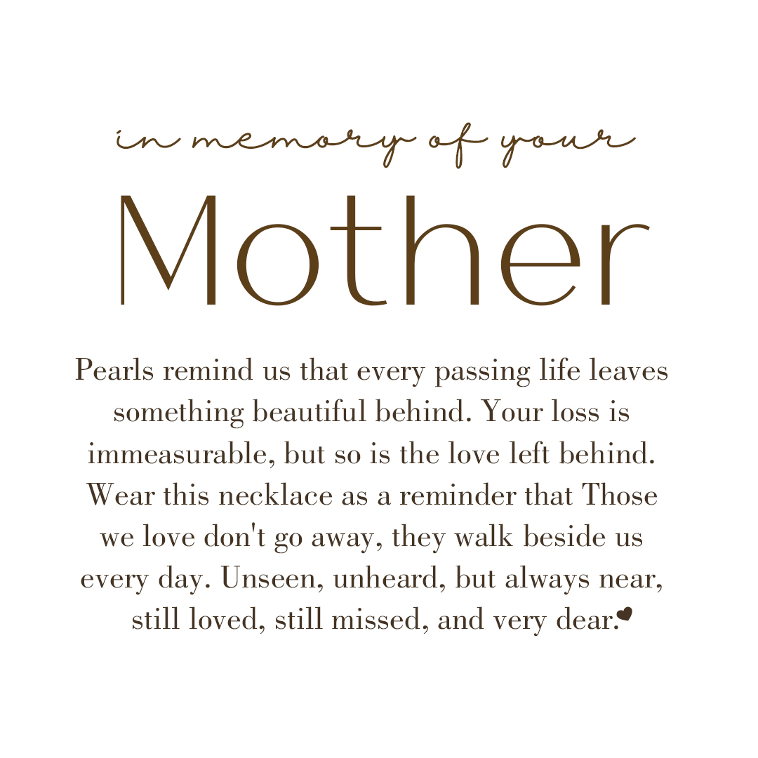 Loss Of Mother Memorial Bracelet