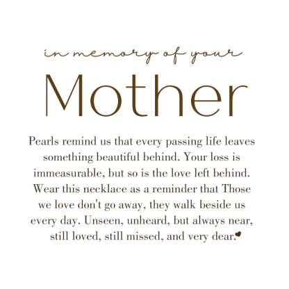 Loss Of Father/Mother Memorial Bracelet