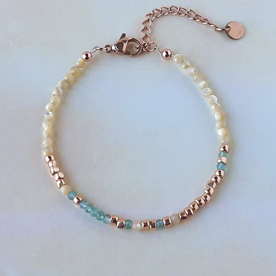 Teal F❤️ck Cancer Morse Code Bracelet