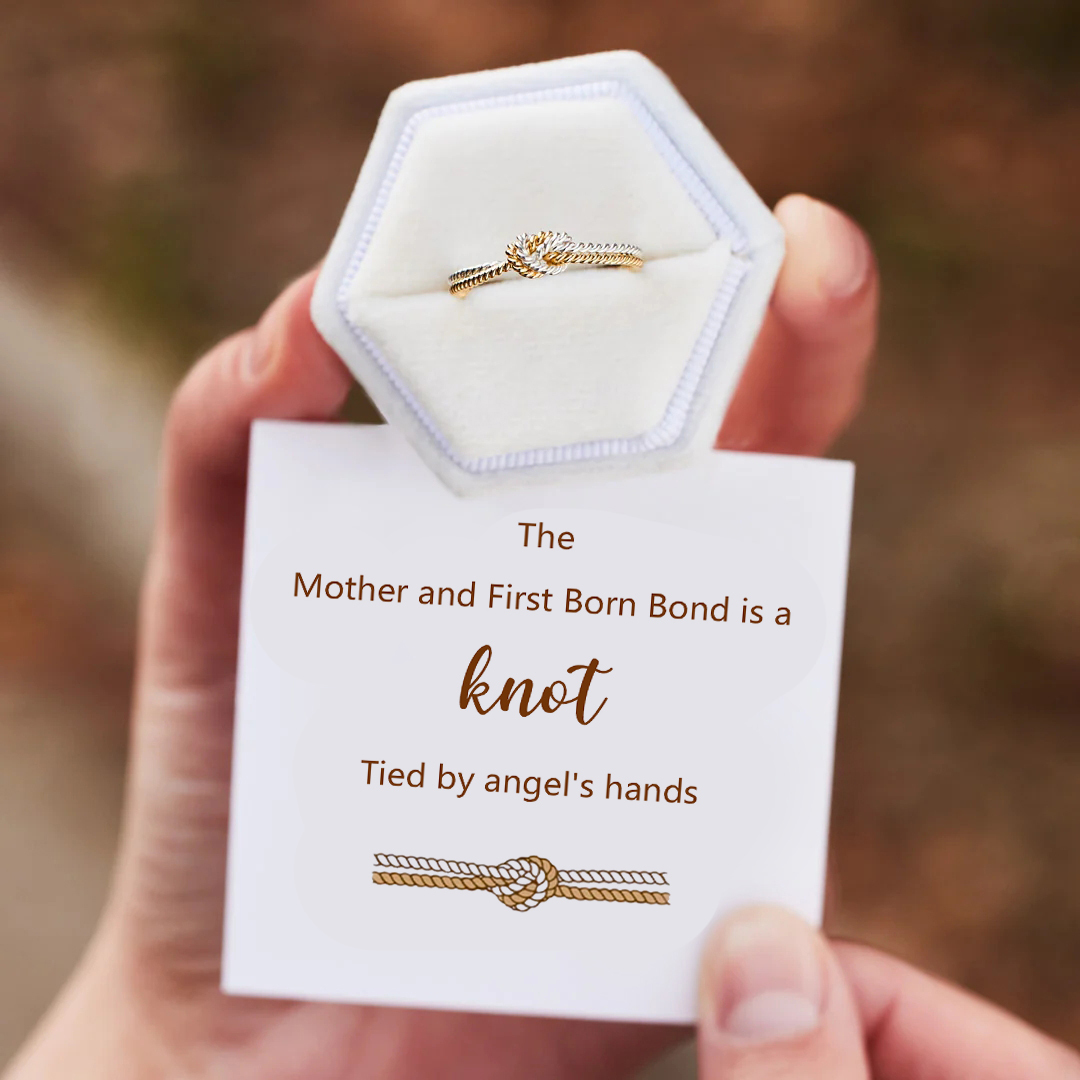 Mother And First Born Bond Twist Ring