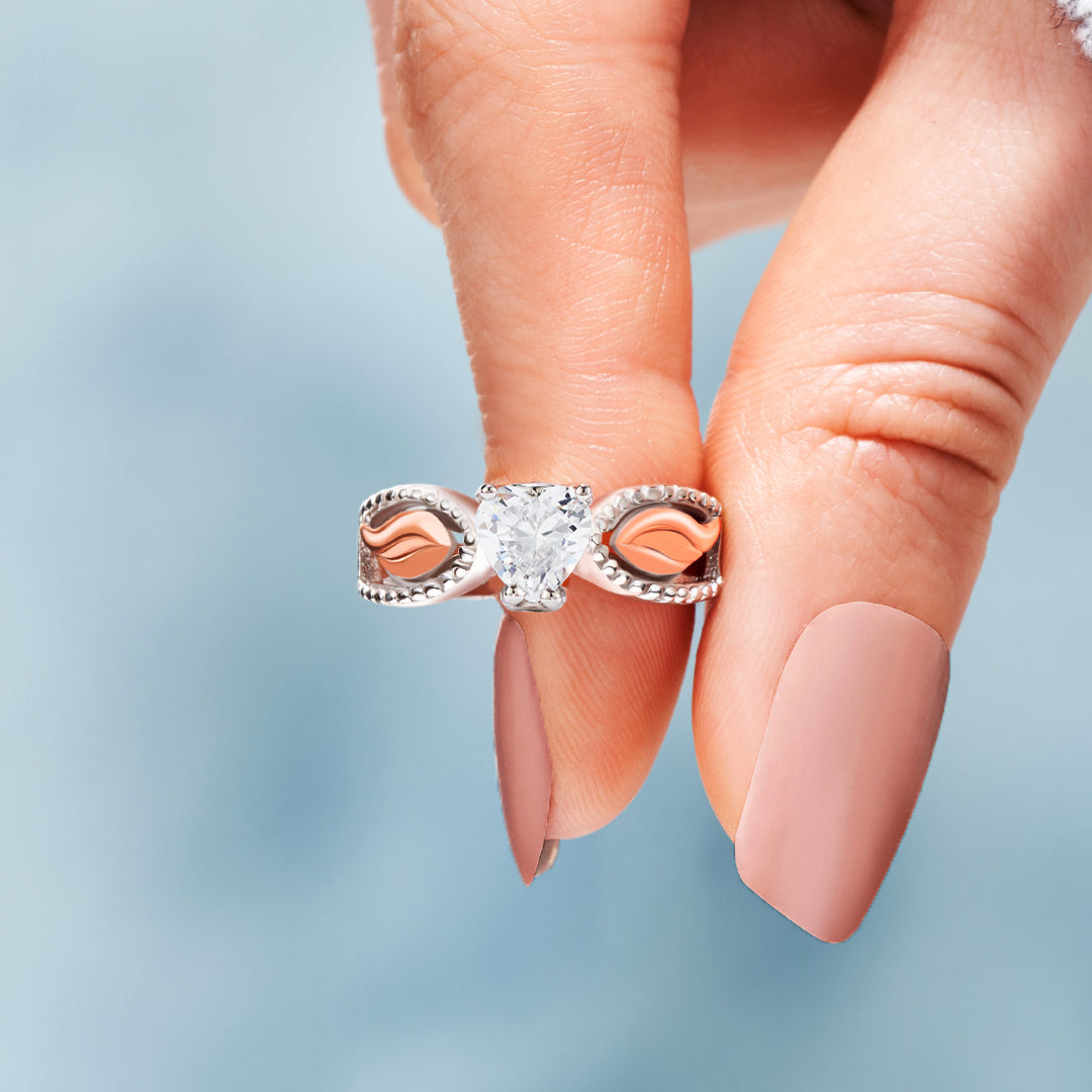 Angels Watch Over Those We Love Wings Circle Ring