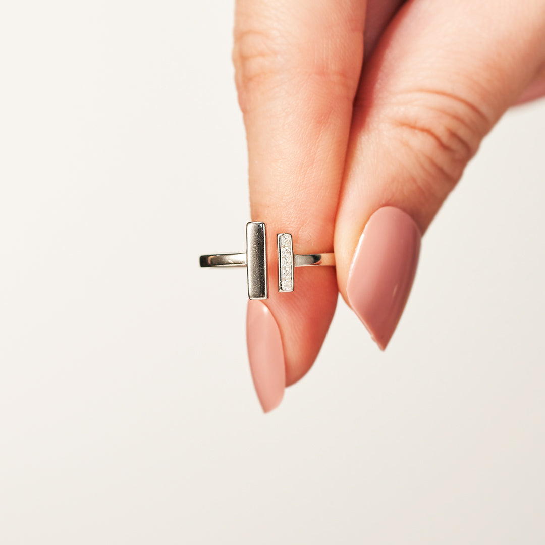 Mother & Daughter-Thick & Thin Ring