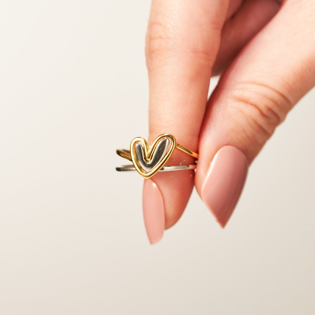 My Dear Daughter-Silver Crown Ring