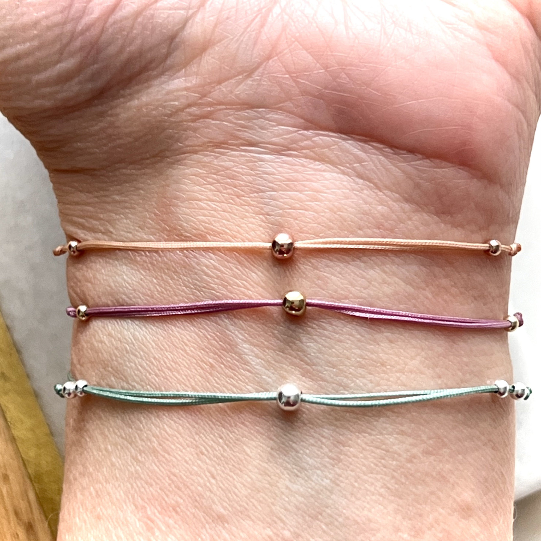 Dainty F❤️CK Cancer Morse Code Beaded Bracelet