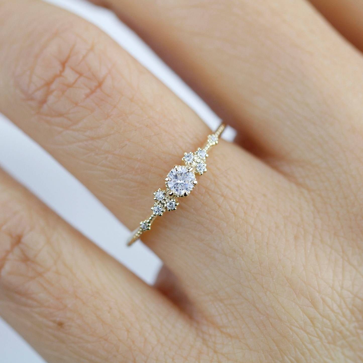 I'm Always Here Dainty Minimalist Ring