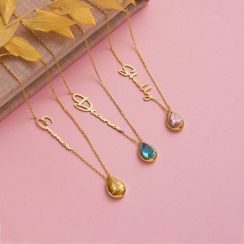 Handmade Alexandrite Birthstone Necklace