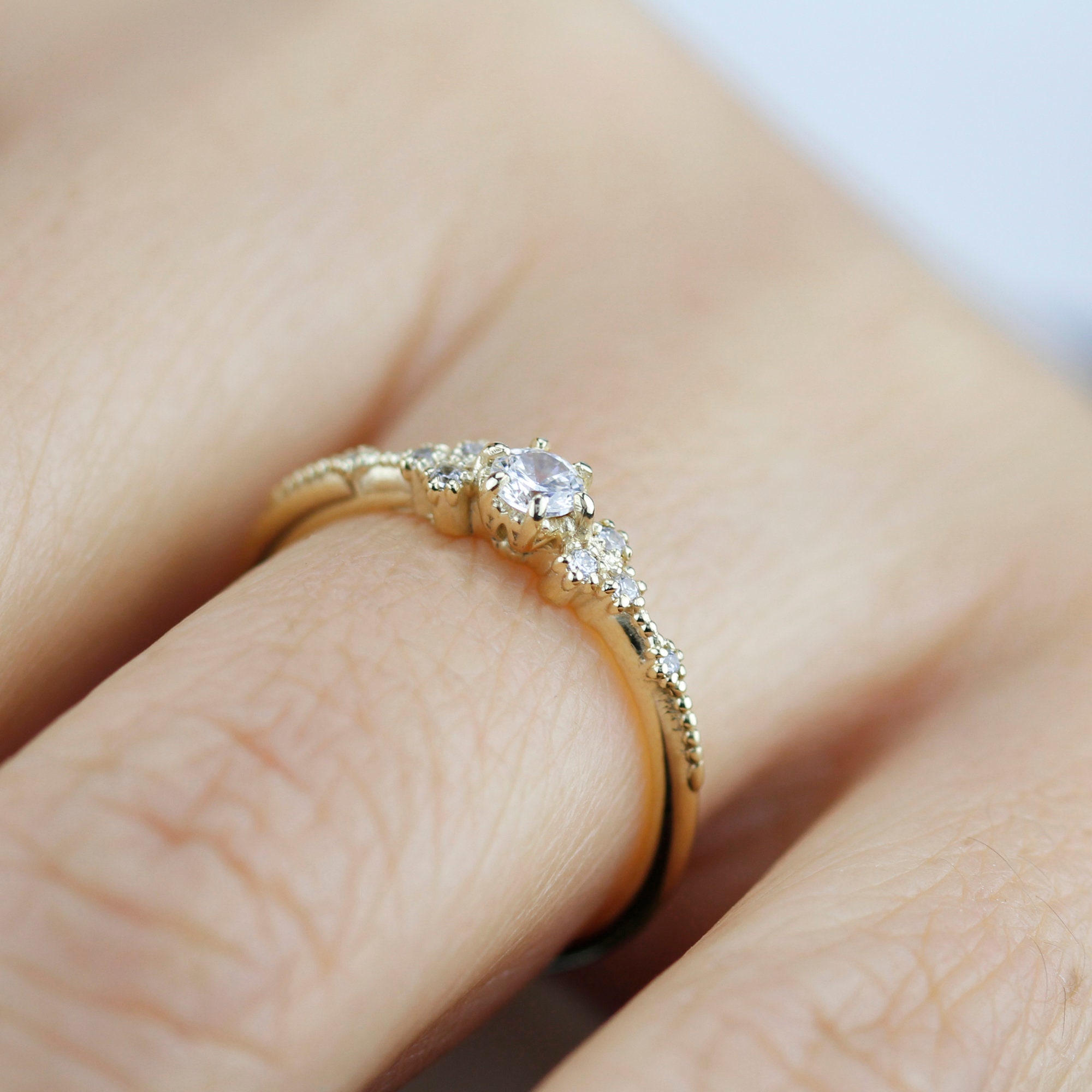 I'm Always Here Dainty Minimalist Ring