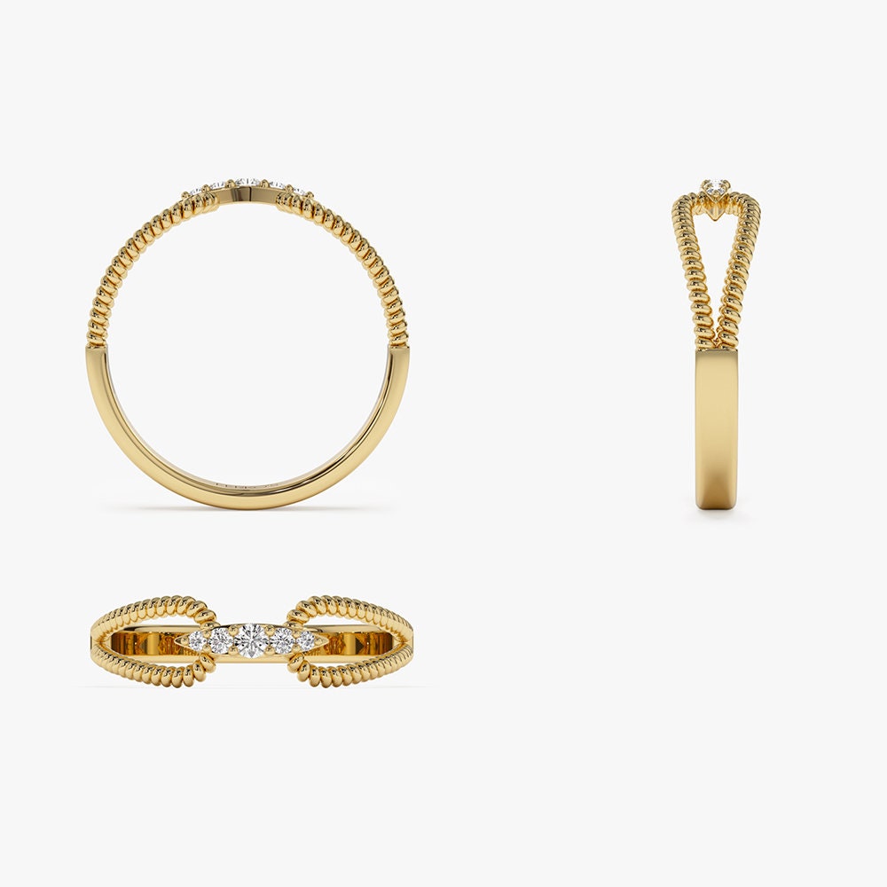 Mother & Daughter Forever Linked Double Rope Ring 