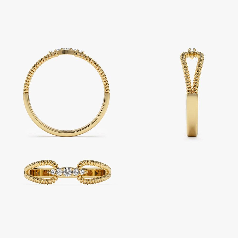 Mother & Daughter Forever Linked Double Rope Ring 