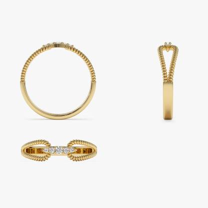 Mother & Daughter Forever Linked Double Rope Ring 