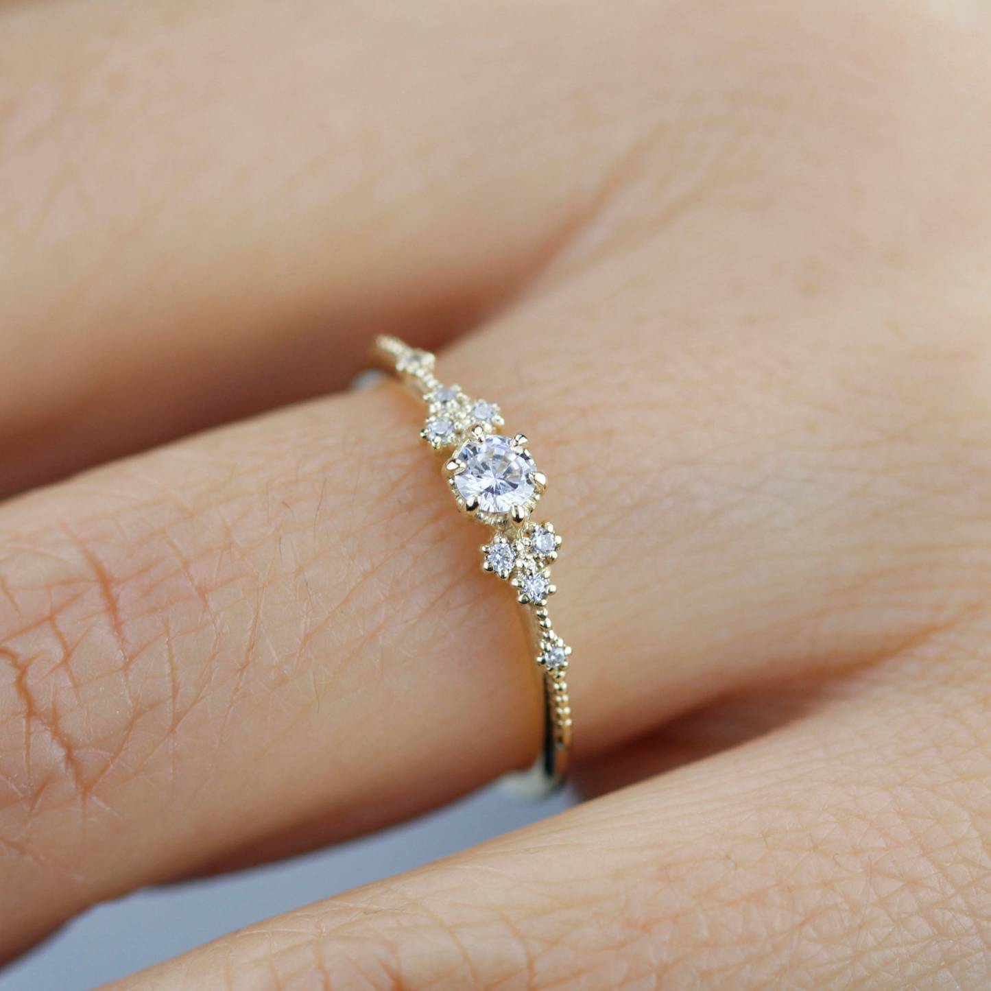 I'm Always Here Dainty Minimalist Ring