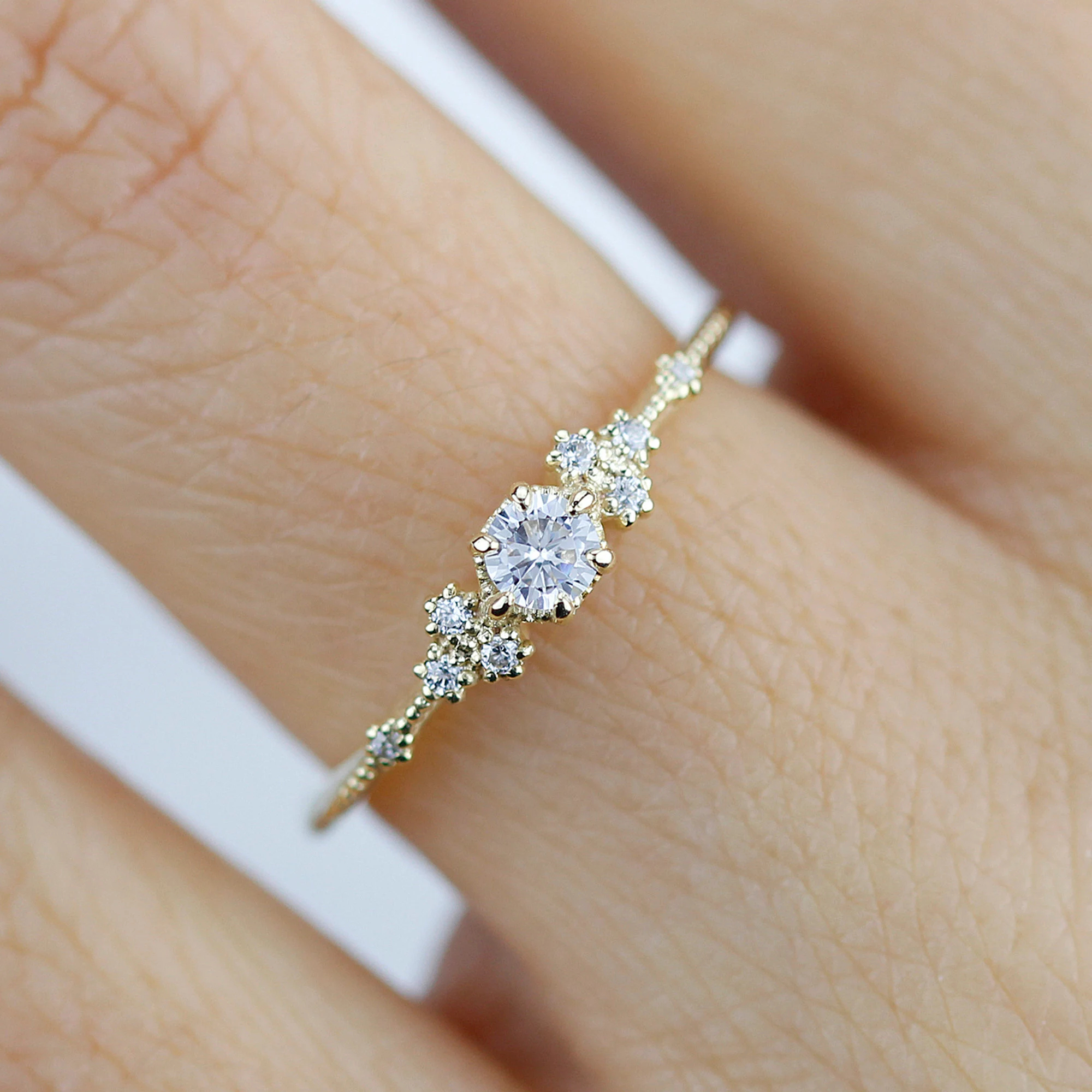 I'm Always Here Dainty Minimalist Ring