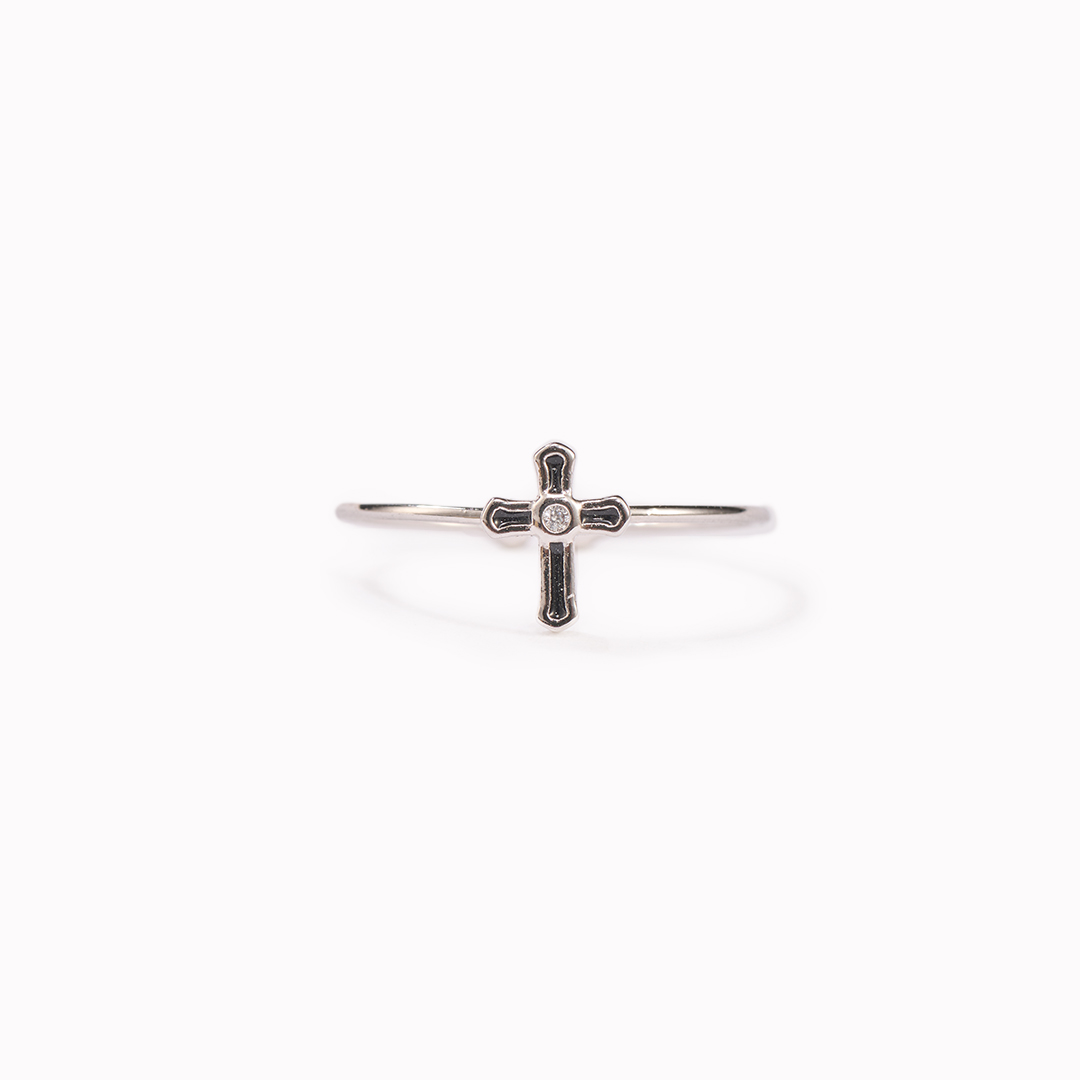 Faithful Daughter Cross Ring