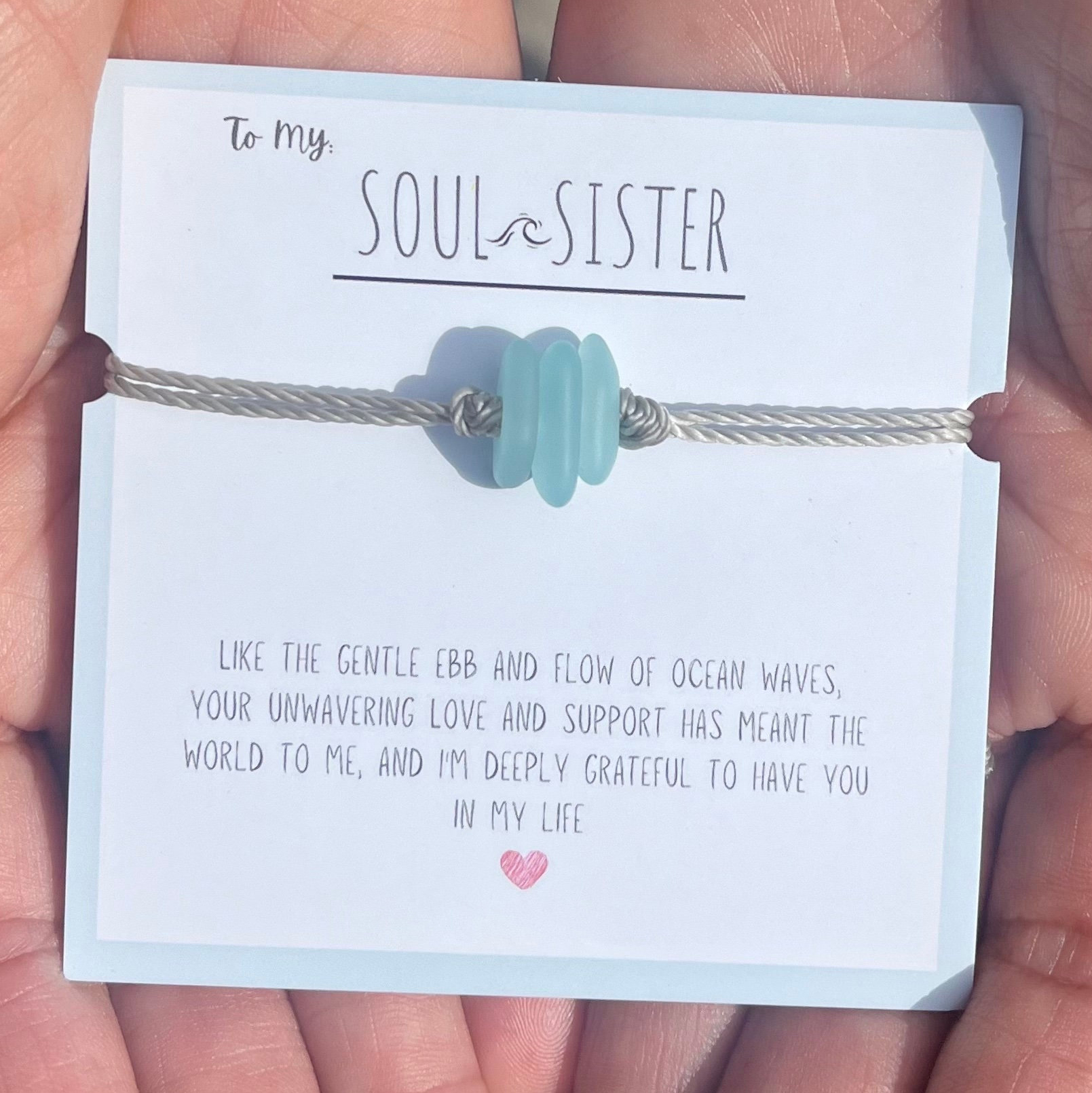 Soul Sister Sea Glass Bracelet