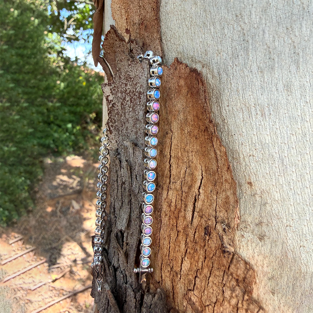 World Thyroid Day Opal Bracelet