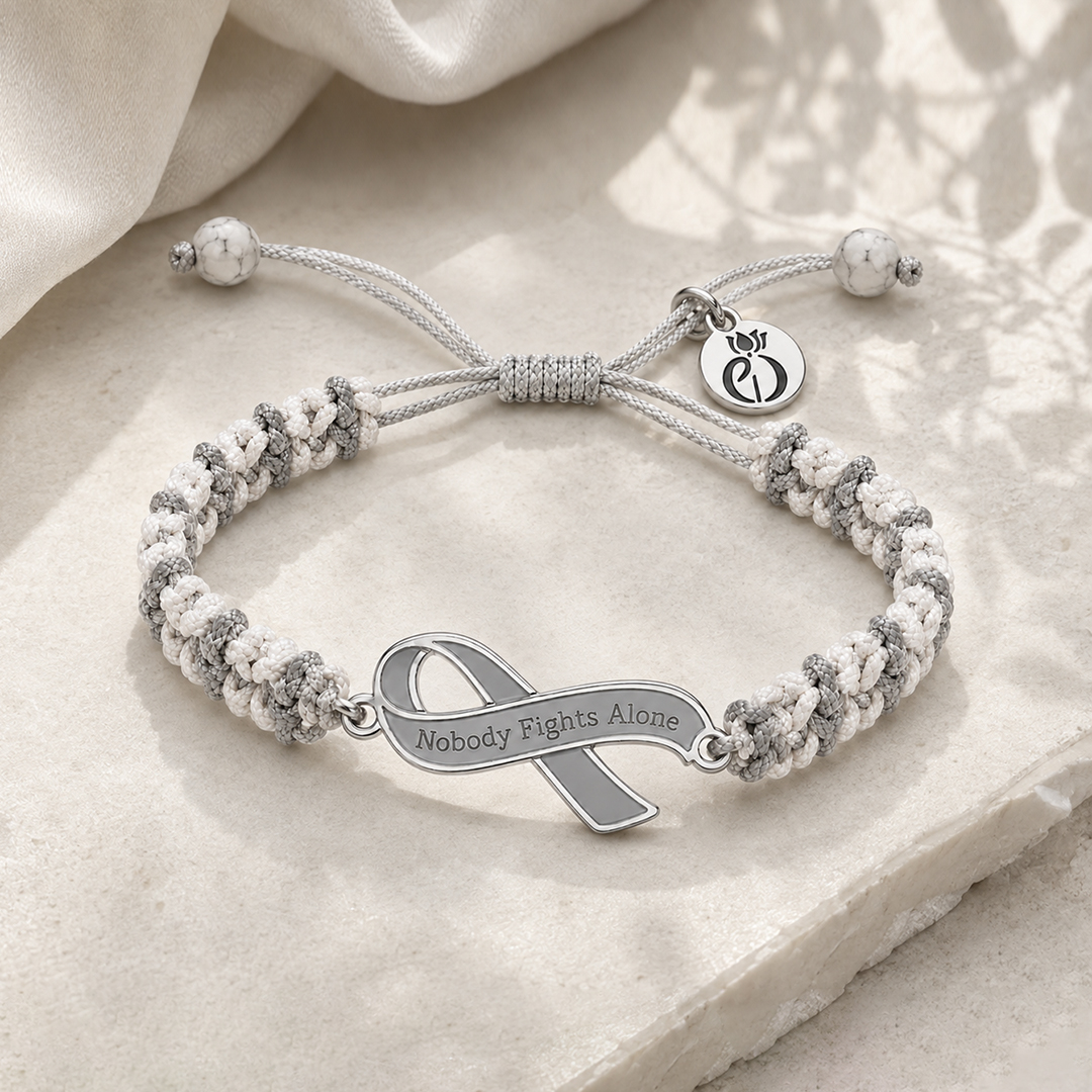 FUCK Parkinson’s Nobody Fights Alone Awareness Ribbon Bracelet