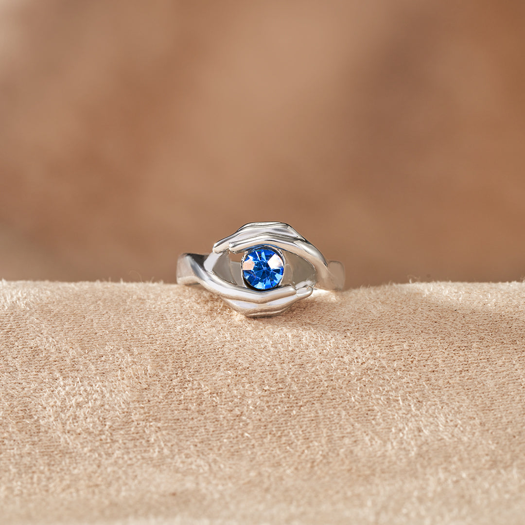 Personalized Name Hug Ring Alway Remember I Am Sending You My Love