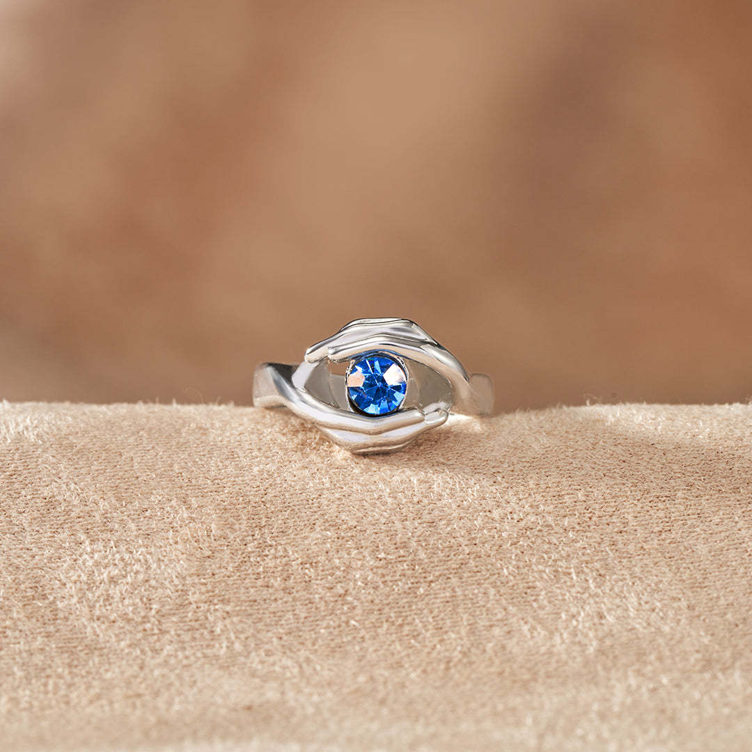 Personalized Name Hug Ring Alway Remember I Am Sending You My Love