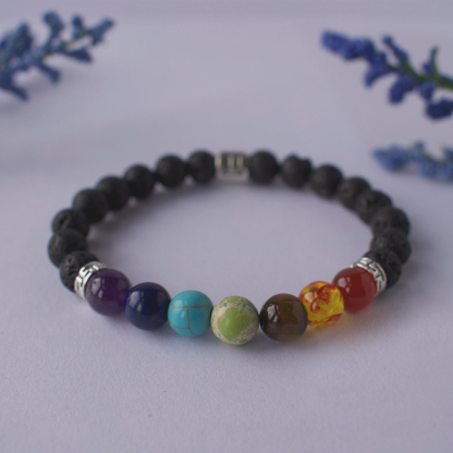 Chakra Zodiac Bracelet for Vibrant Energies & Personalized Style
