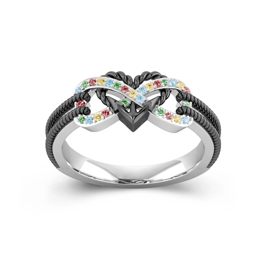 Strength in Every Star.Infinity Anchor Promise Ring